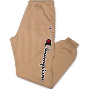 Brown Fleece Champion Joggers